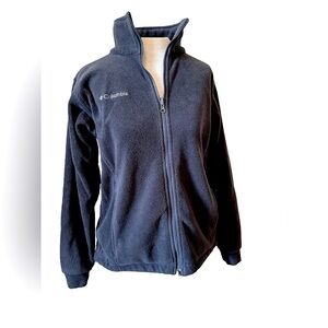 Women’s Dk Gray Columbia Fleece Jacket - sz S (Titanium)
